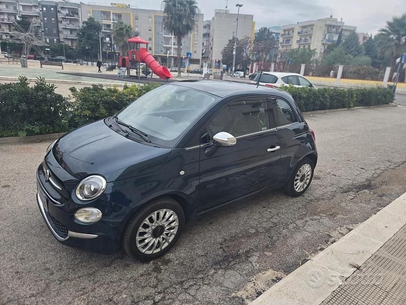 Usata Fiat 500 Lounge 70 CV (51 kW) 2017 Blu Utilitaria
