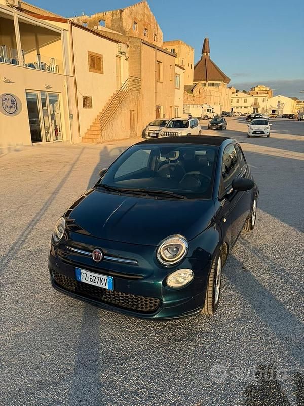 Usata Fiat 500C 2019 Blu Cabrio