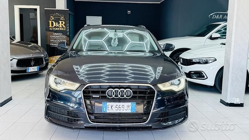 Usata Audi A6 Comfort 245 CV (180 kW) 2012 Blu Station wagon