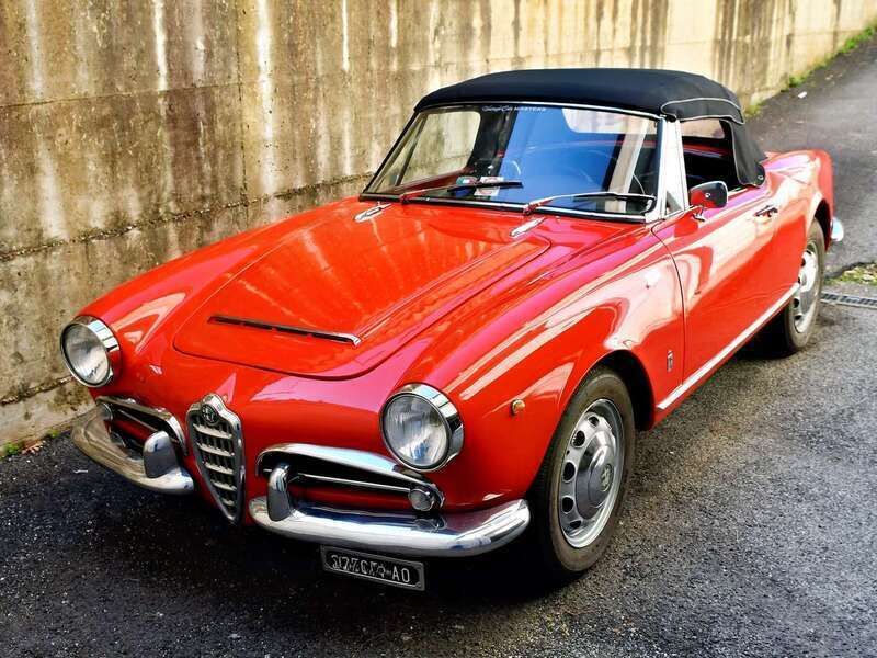 Usata Alfa Romeo Giulia Spider 91 CV (66 kW) 1962 Rosso a02 Cabrio