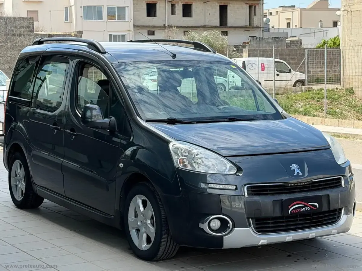 Usata Peugeot Partner Tepee Active 114 CV (83 kW) 2014 Grigio Monovolume