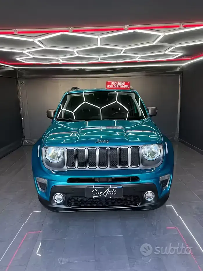 Usata Jeep Renegade Limited 131 CV (96 kW) 2021 Blu SUV