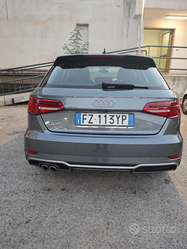 Usata Audi A3 S-Line 150 CV (110 kW) 2020 Grigio Berlina
