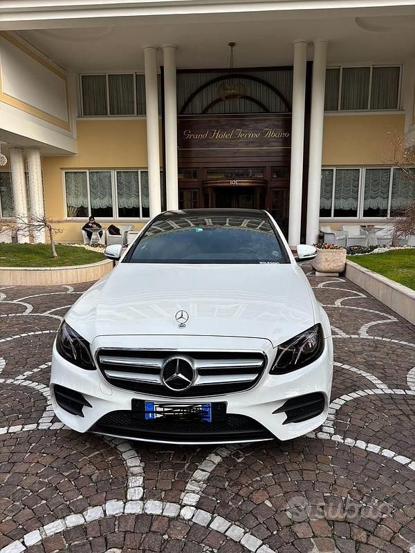 Usata Mercedes E220 2018 Bianco Berlina