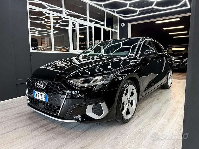 Usata Audi A3 150 CV (110 kW) 2022 Nero Berlina