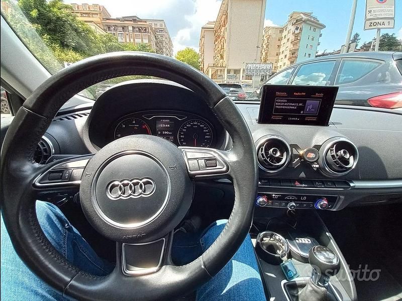 Usata Audi A3 Ambition 105 CV (77 kW) 2013 Nero Berlina