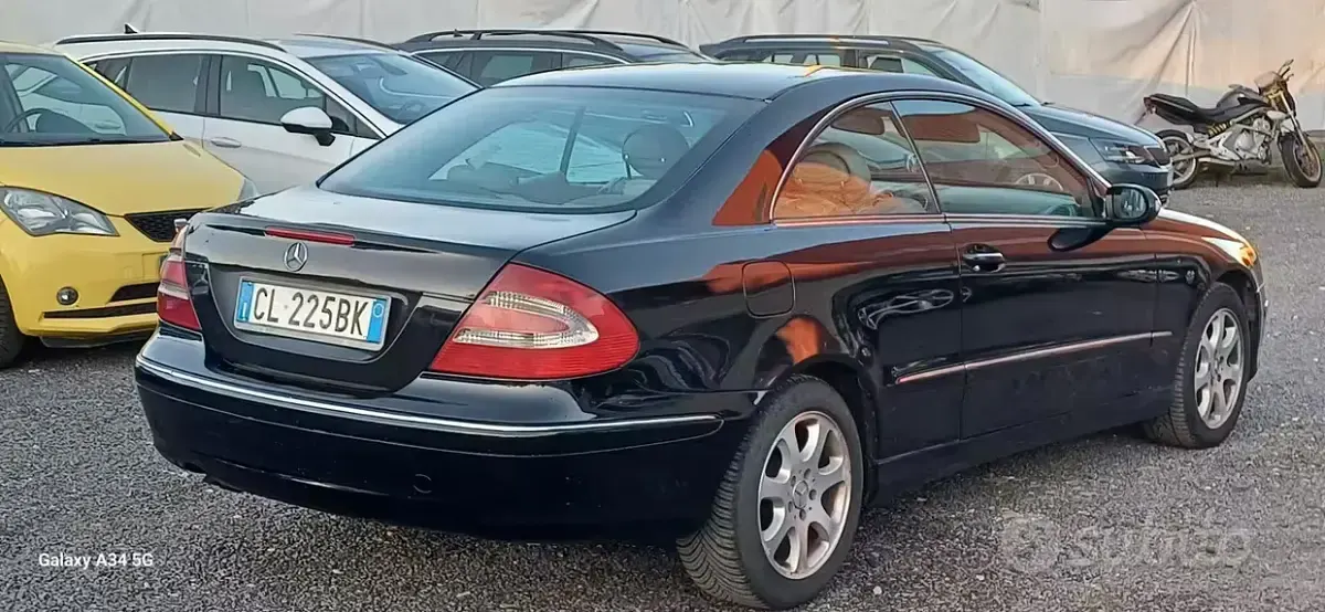 Usata Mercedes CLK270 Avantgarde 170 CV (125 kW) 2004 Nero Coupé