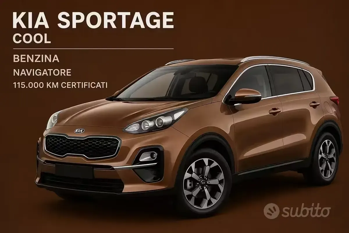 Usata Kia Sportage 132 CV (97 kW) 2018 Marrone SUV