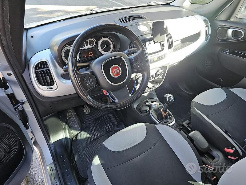 Usata Fiat 500L 85 CV (62 kW) 2015 Grigio Monovolume