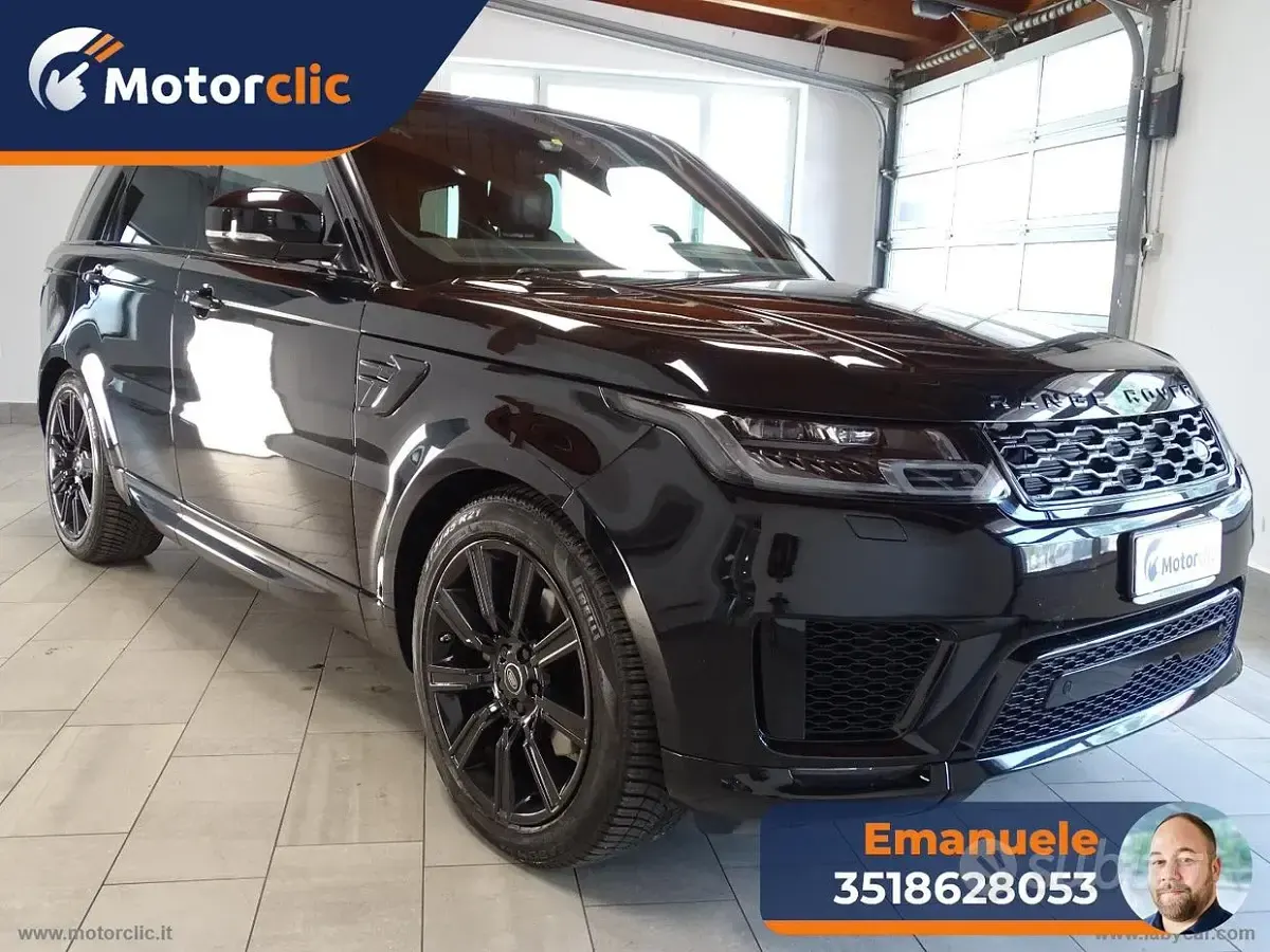 Käytetty Land Rover Range Rover Sport HSE 249 HP (183 kW) 2020 Musta Katumaasturi