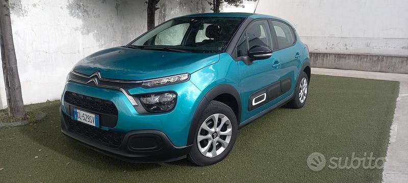 Usata Citroën C3 Feel 101 CV (74 kW) 2022 Verde Berlina