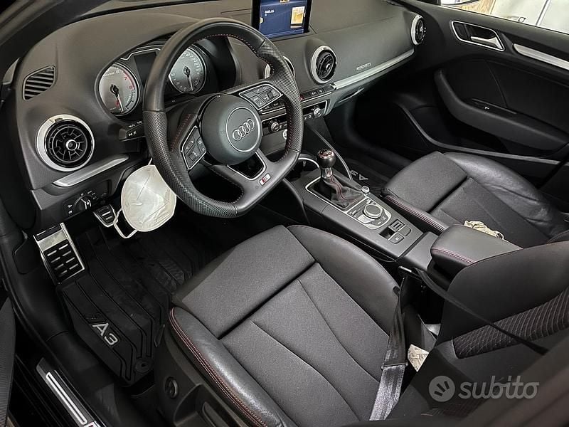 Usata Audi S3 Ambiente 310 CV (228 kW) 2017 Nero Berlina