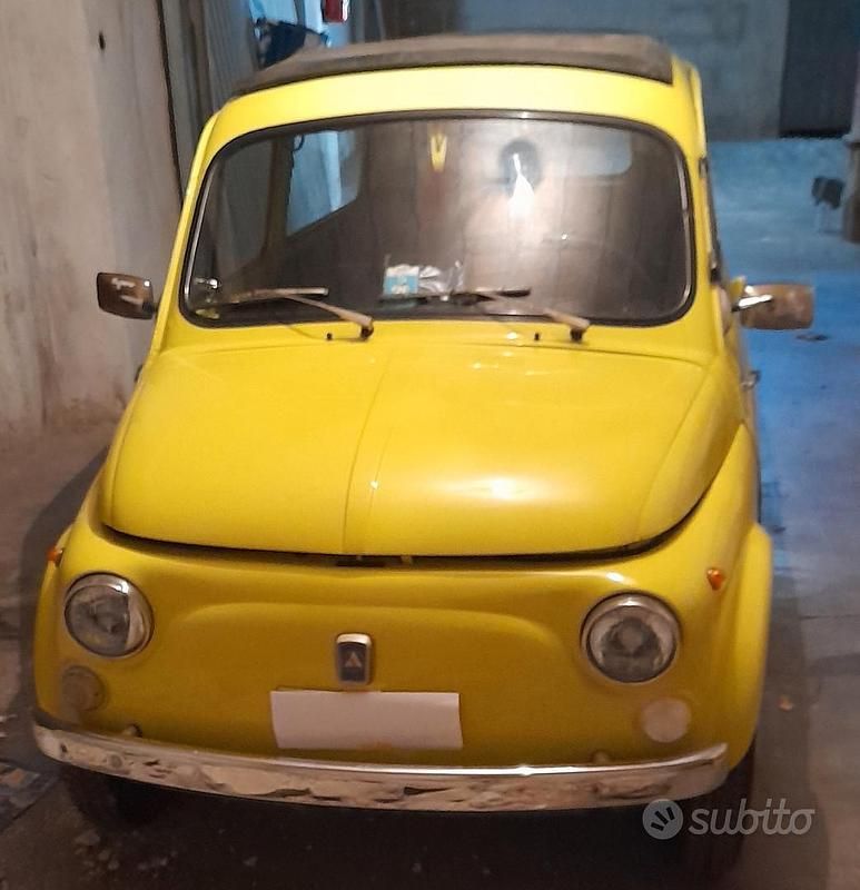 Usata Autobianchi Bianchina 1970 Giallo Utilitaria
