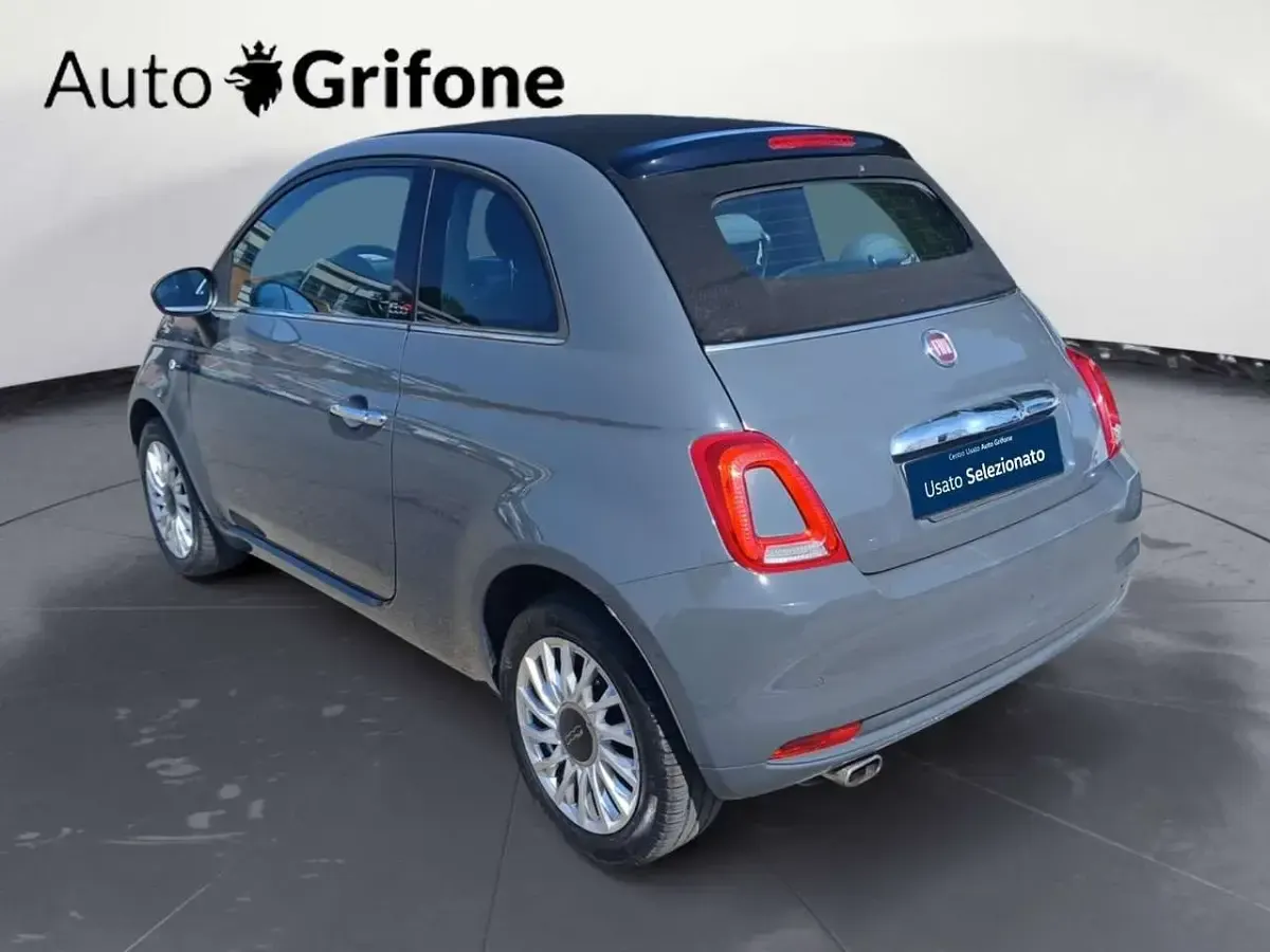 Usata Fiat 500C Pop 69 CV (50 kW) 2020 Grigio Cabrio