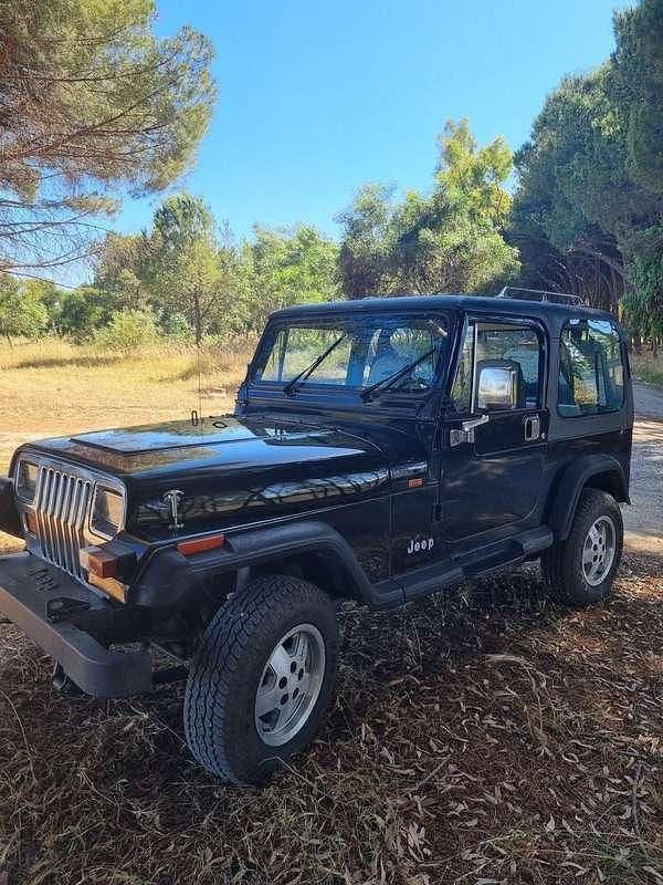 Usata Jeep Wrangler Laredo 103 CV (75 kW) 1990 Nero SUV