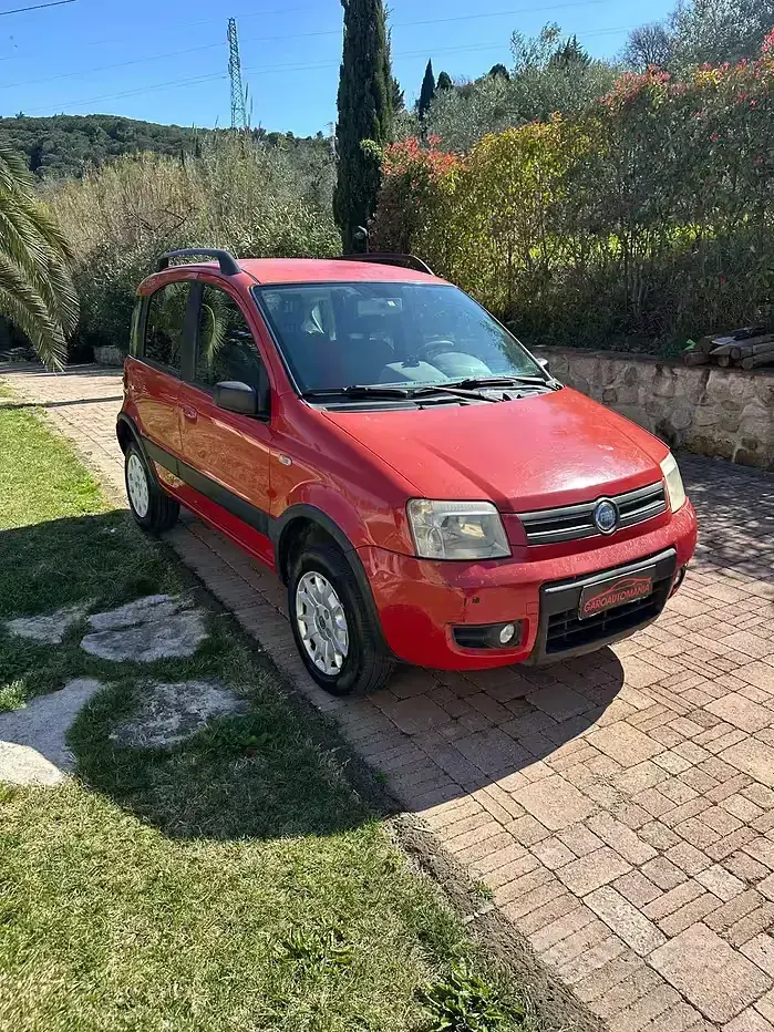 Usata Fiat Panda 4x4 Climbing 60 CV (44 kW) 2008 Rosso Utilitaria