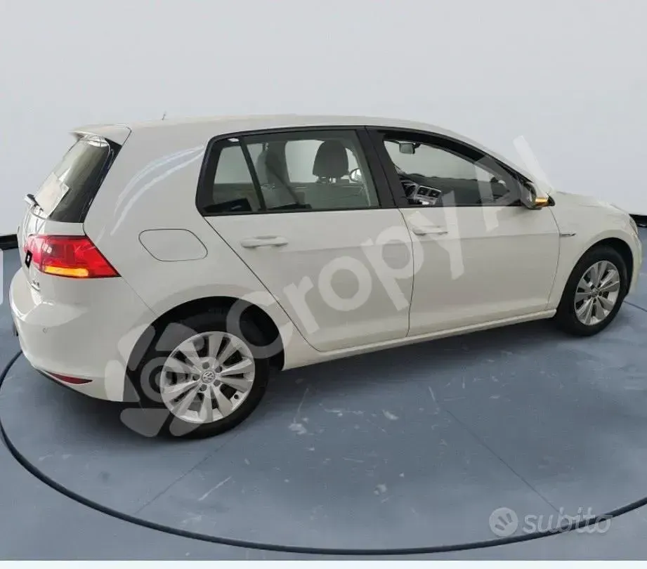 Usata VW Golf VII 110 CV (80 kW) 2015 Bianco Berlina
