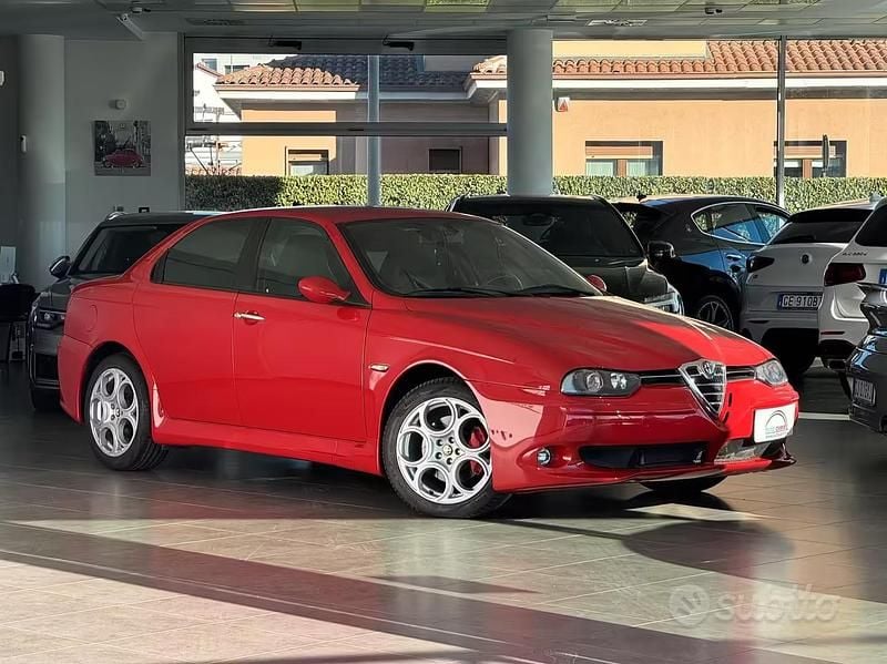 Usata Alfa Romeo 156 GTA 250 CV (183 kW) 2003 Rosso Berlina