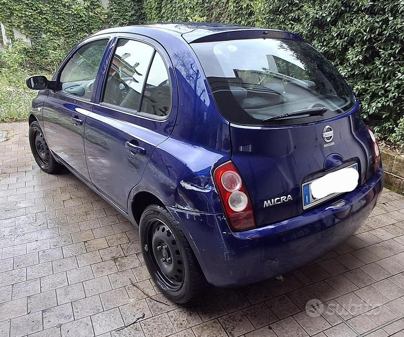 Usata Nissan Micra Acenta 80 CV (58 kW) 2003 Blu Utilitaria