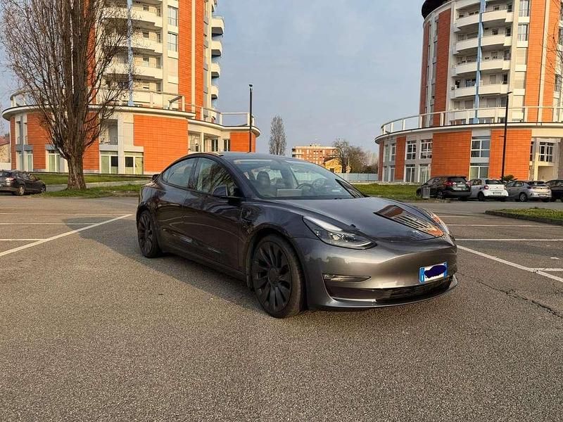 Usata Tesla Model 3 Performance 428 kW (583 CV) 2021 Grigio Berlina