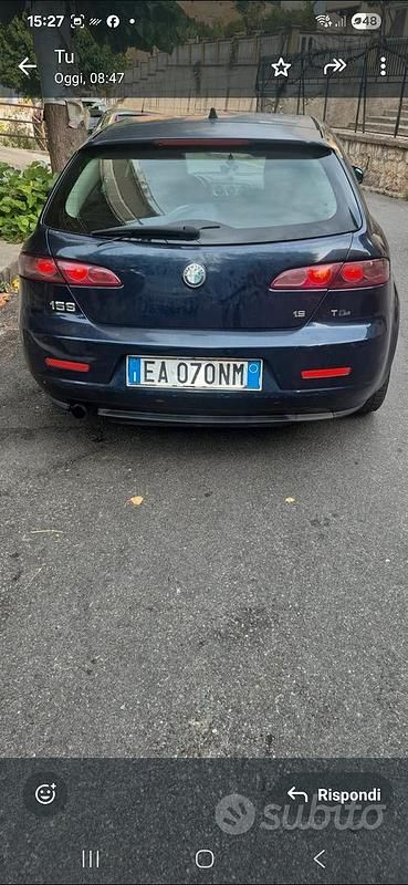 Usata Alfa Romeo 156 150 CV (110 kW) 2007 Blu Station wagon