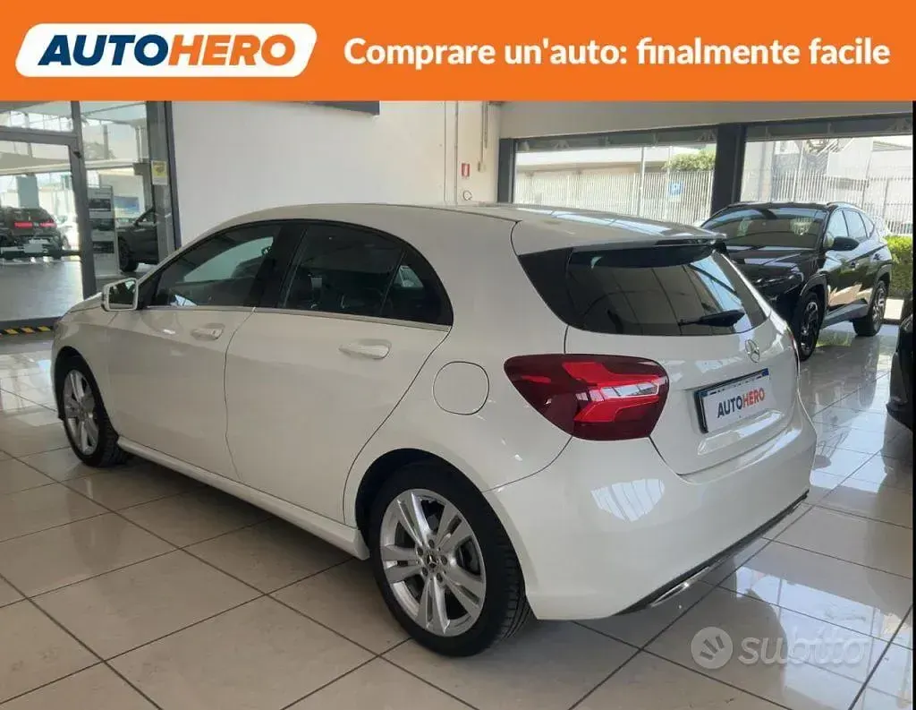 Usata Mercedes A180 109 CV (80 kW) 2018 Bianco Berlina