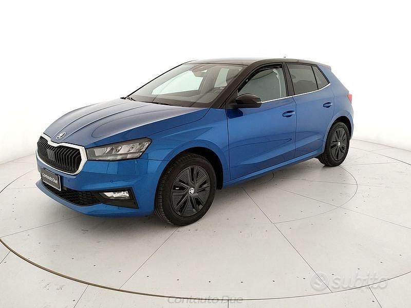 Nuova Skoda Fabia Selection 115 CV (84 kW) 2025 Blu Berlina
