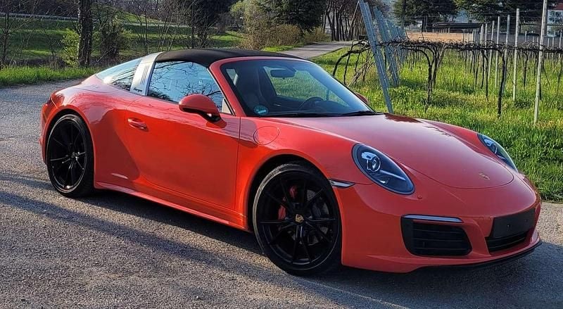 Usata Porsche 991 286 CV (210 kW) 2016 Arancione Coupé