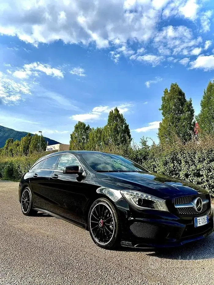 Usata Mercedes CLA200 Premium 136 CV (100 kW) 2016 Nero Coupé
