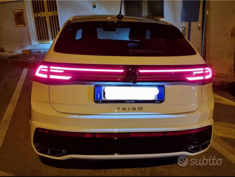 Usata VW Taigo R-line 110 CV (80 kW) 2022 Bianco SUV
