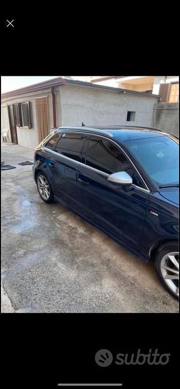 Usata Audi A3 S-Line 116 CV (85 kW) 2019 Blu Berlina