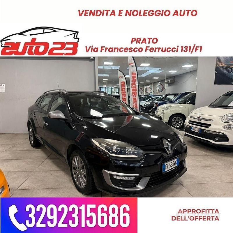 Usata Renault Mégane GrandTour 110 CV (80 kW) 2014 Nero Station wagon