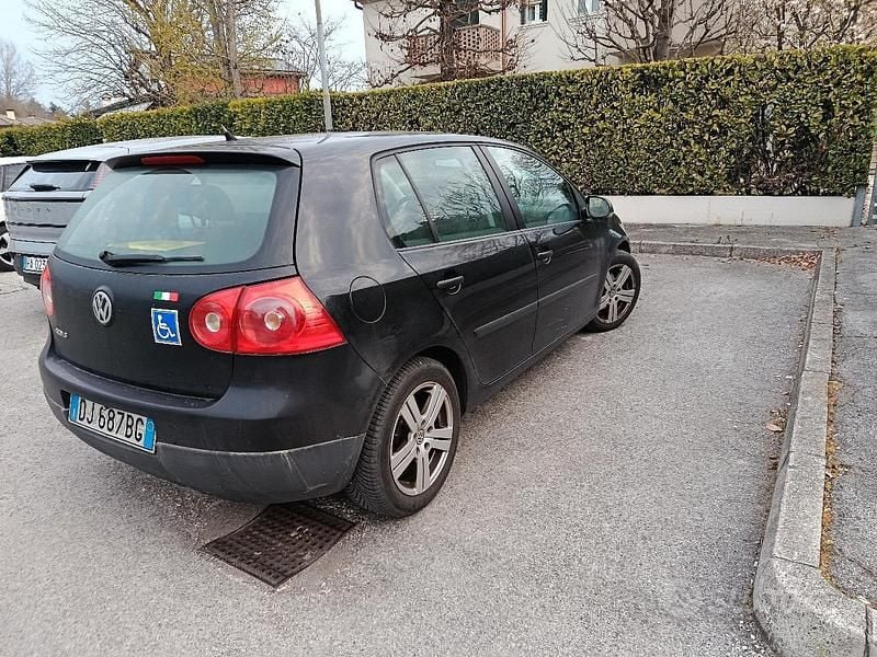 Usata VW Golf VI 2008 Nero Utilitaria