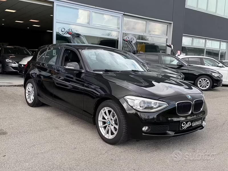 Usata BMW 116 Sport Line 136 CV (100 kW) 2012 Nero Utilitaria