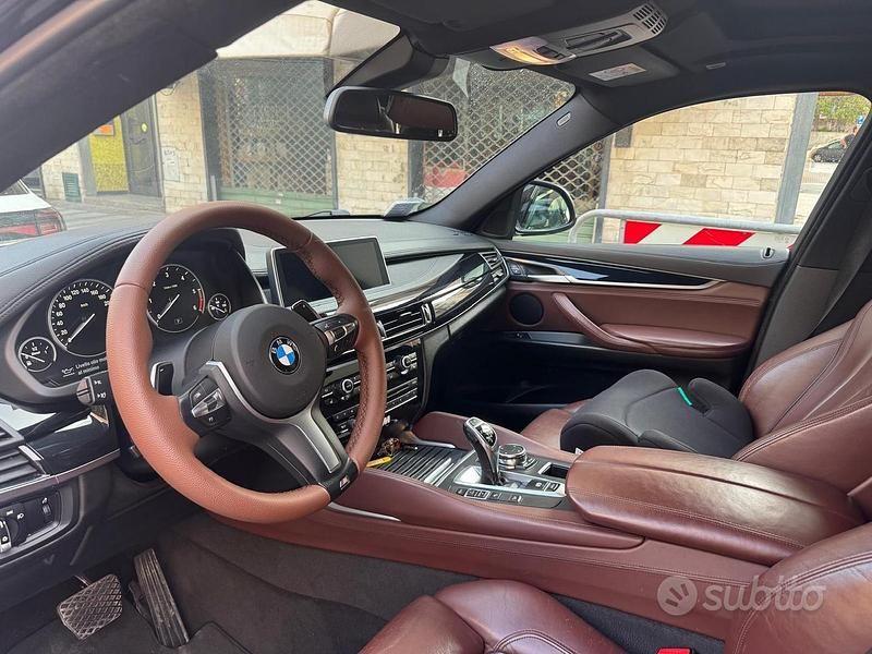 Usata BMW X6 M50 381 CV (280 kW) 2015 Blu SUV
