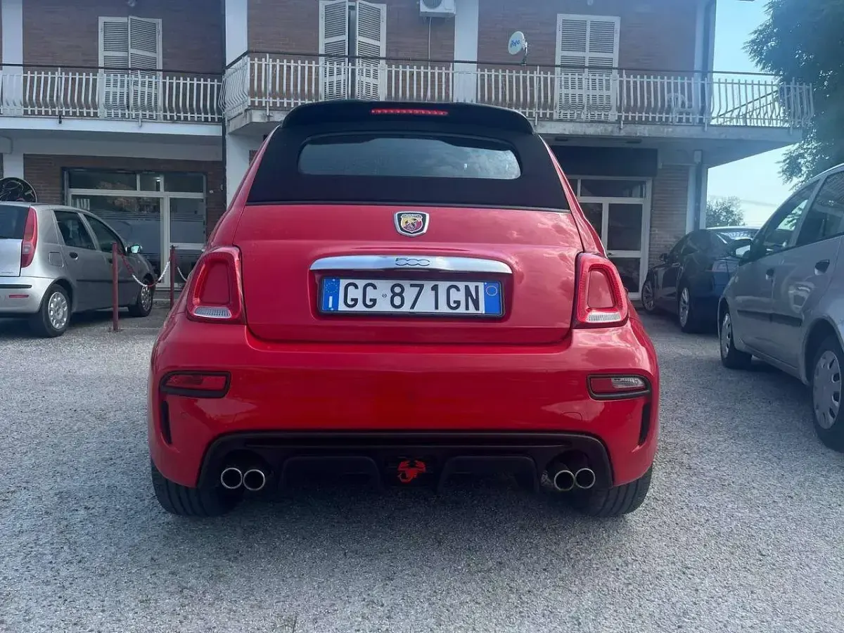 Usata Abarth 595C 145 CV (106 kW) 2019 Rosso passione Cabrio
