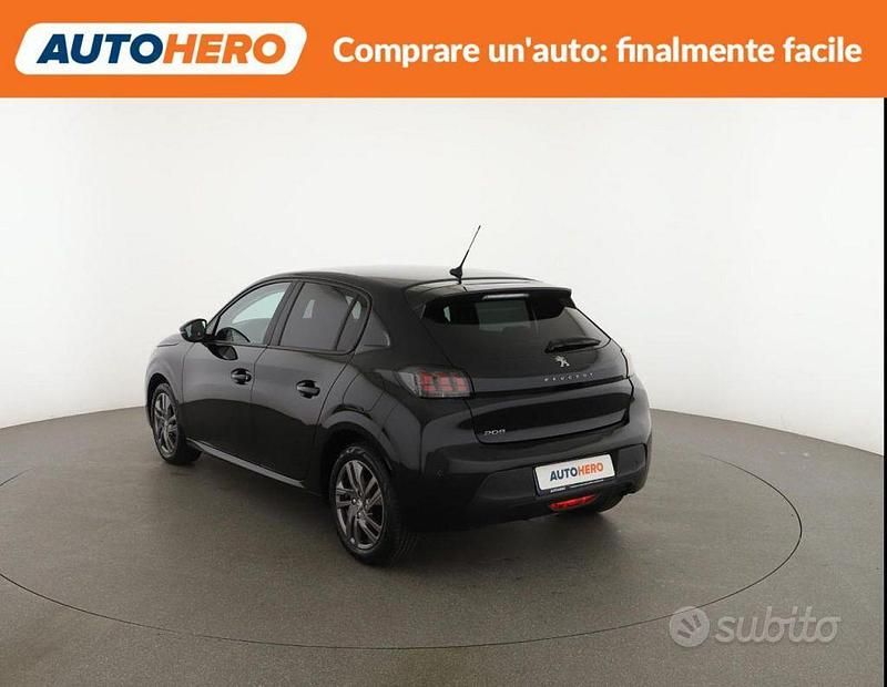 Usata Peugeot 208 Active 75 CV (55 kW) 2021 Nero Utilitaria