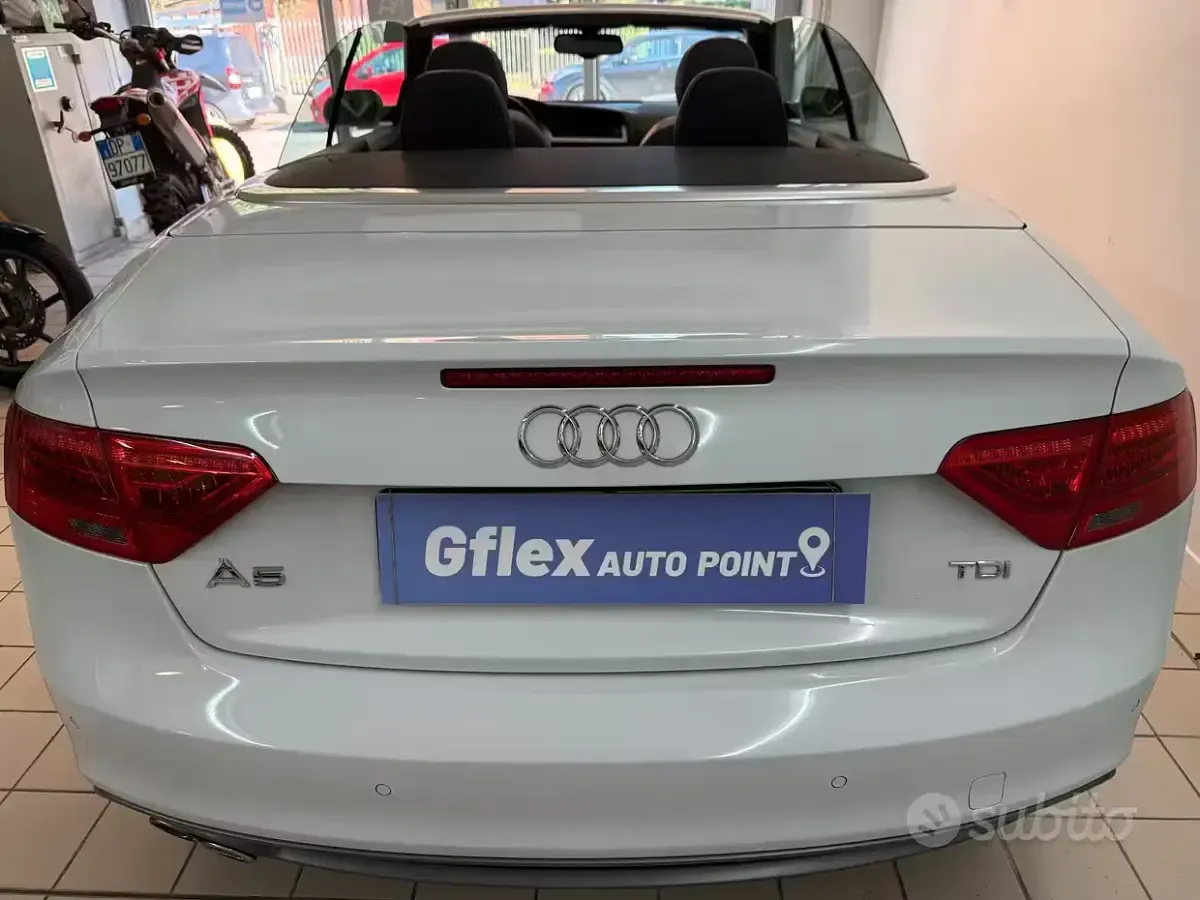 Usata Audi A5 Cabriolet S-Line 190 CV (139 kW) 2016 Bianco Cabrio