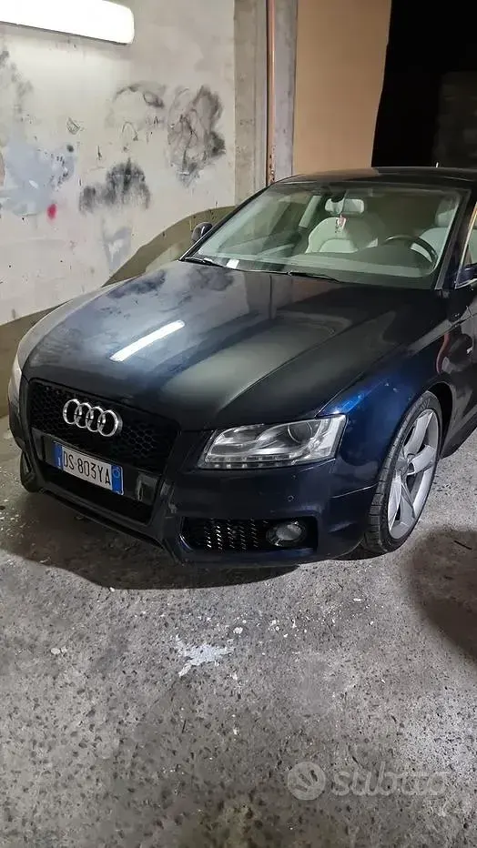 Usata Audi A5 239 CV (175 kW) 2008 Blu Coupé