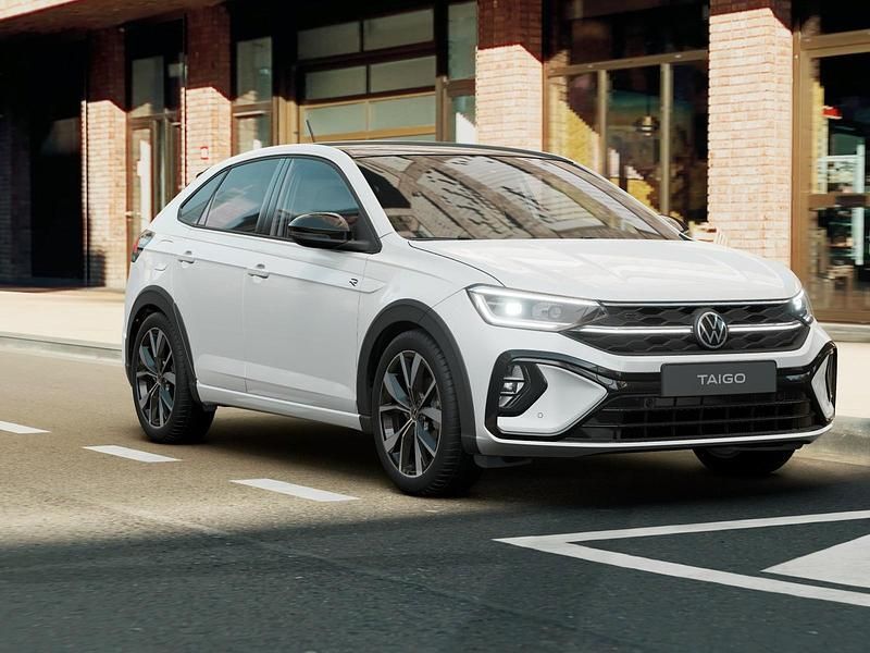 Nuova VW Taigo R-line Plus 115 CV (84 kW) 2026 Pure white nero SUV