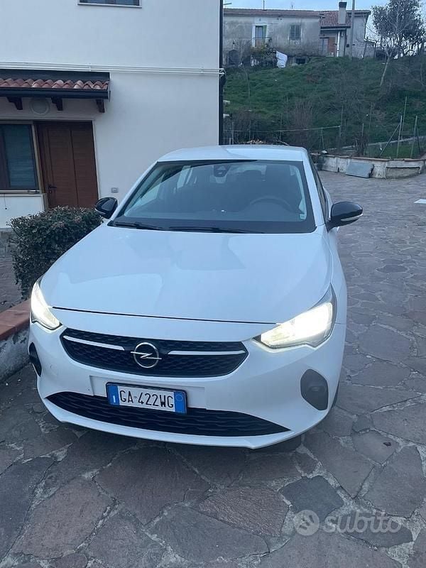 Usata Opel Corsa Elegance 102 CV (75 kW) 2020 Bianco Utilitaria