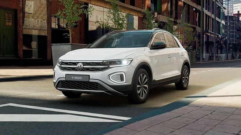 Pure white nero Nuova 2025 VW T-Roc Style SUV | 28.700 € (Buon prezzo) - Immagine 1/4