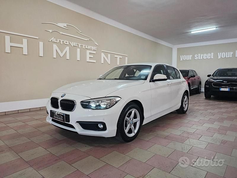Usata BMW 116 Efficient Dynamics 116 CV (85 kW) 2015 Bianco Utilitaria