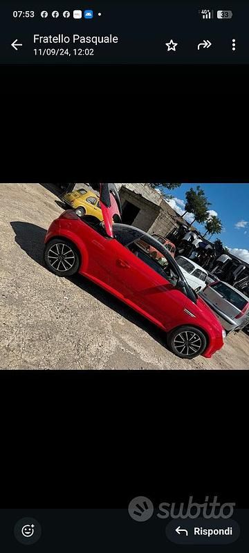 Usata Opel Tigra 2005 Rosso Cabrio