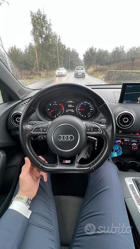 Usata Audi A3 S-Line 150 CV (110 kW) 2015 Nero Berlina