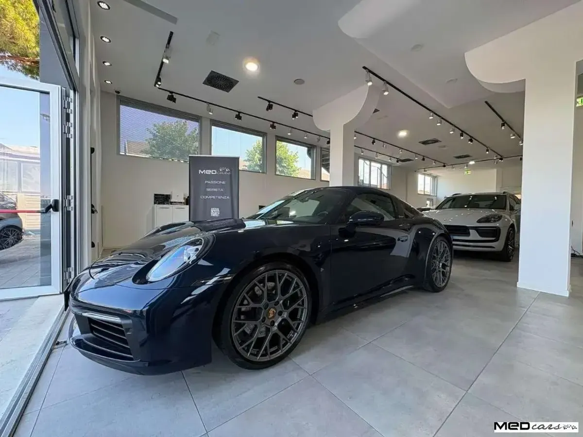 Usata Porsche 911 Targa 4S 450 CV (330 kW) 2021 Blu Cabrio
