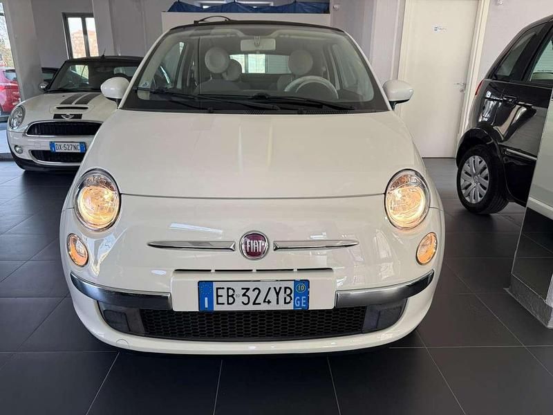 Usata Fiat 500C Lounge 69 CV (50 kW) 2010 Bianco Cabrio
