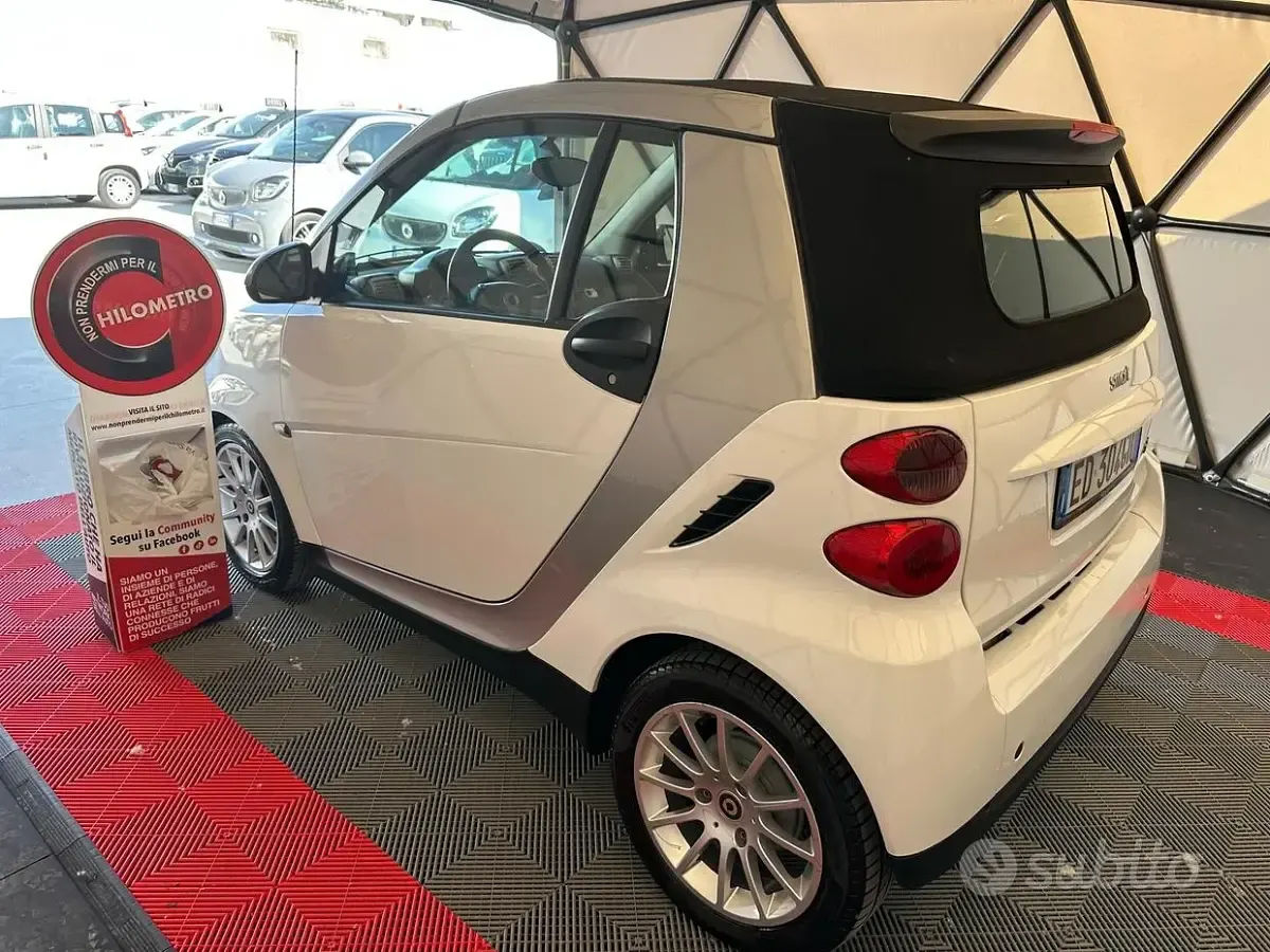 Usata Smart ForTwo Cabrio Passion 71 CV (52 kW) 2010 Bianco Cabrio