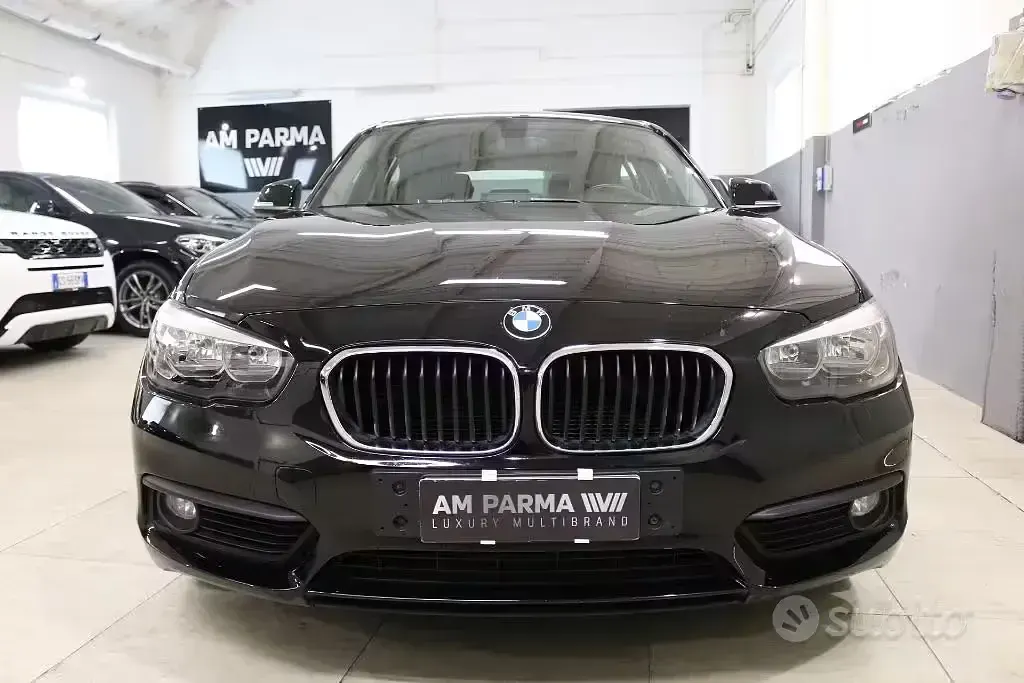 Usata BMW 118 Advantage 136 CV (100 kW) 2018 Nero Berlina