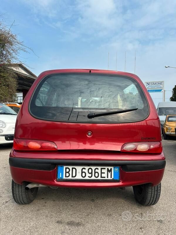 Usata Fiat 600 54 CV (39 kW) 1999 Rosso Utilitaria